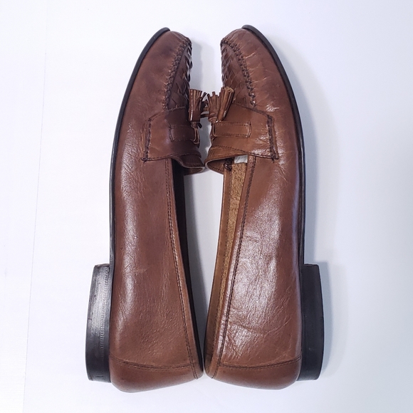 Men's Mario De Gerard Leather Tassle Loafers (13) - Picture 5 of 9